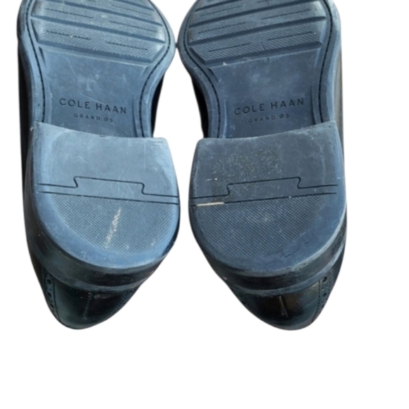 Cole Haan Grand OS Buckland Black Leather Slip On Loafer Dress Shoe Lenox Men 12 - Picture 4 of 10